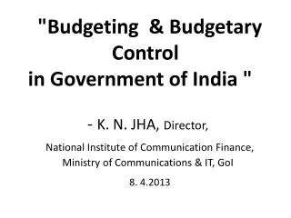What is Budget ?