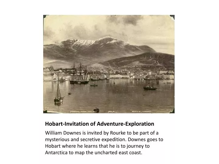hobart invitation of adventure exploration