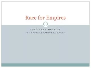 Race for Empires