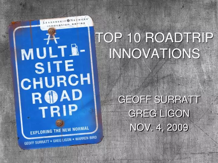 top 10 roadtrip innovations