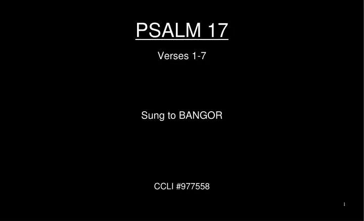 psalm 17