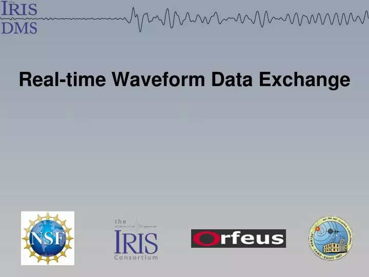 real time waveform data exchange