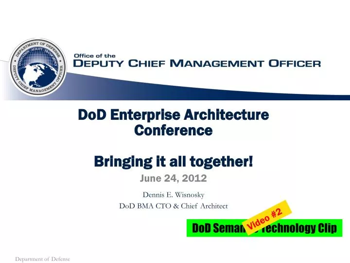 dod enterprise architecture conference bringing it all together