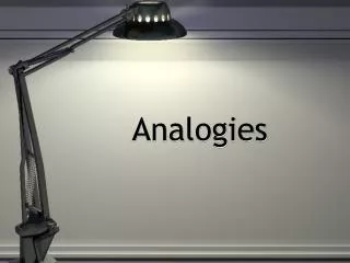 Analogies