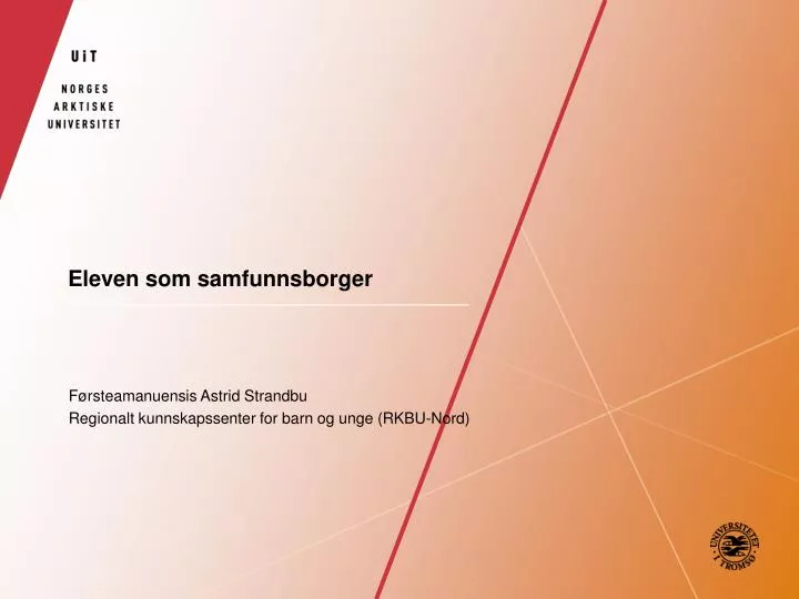 eleven som samfunnsborger