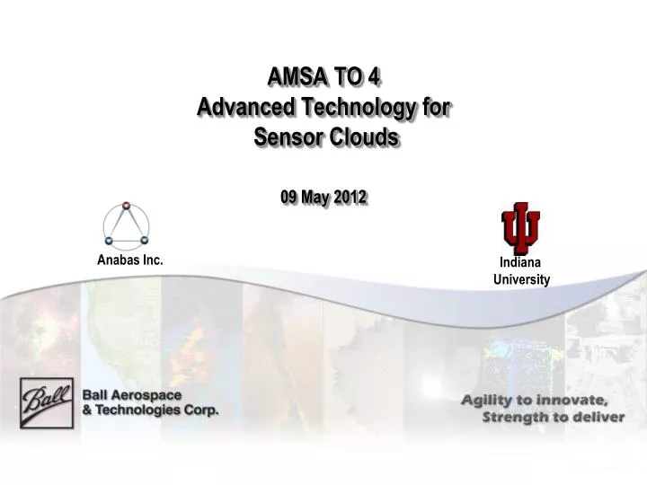 amsa to 4 advanced technology for sensor clouds 09 may 2012