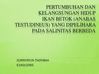 zurriyatun thoyibah e1a012065