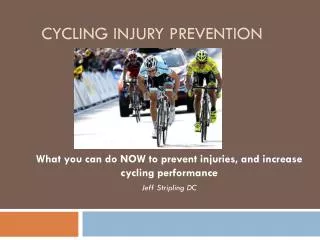 Cycling Injury Prevention