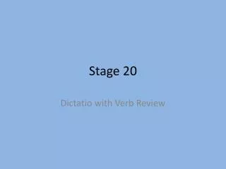 stage 20
