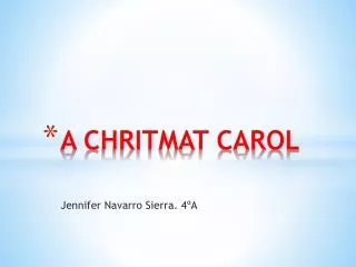 A CHRITMAT CAROL