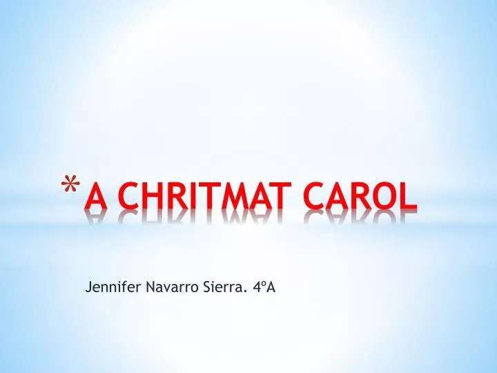 a chritmat carol