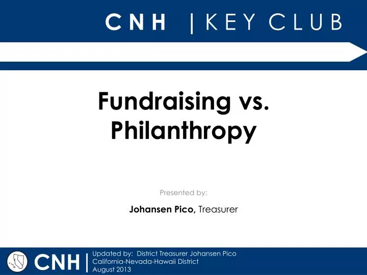 fundraising vs philanthropy