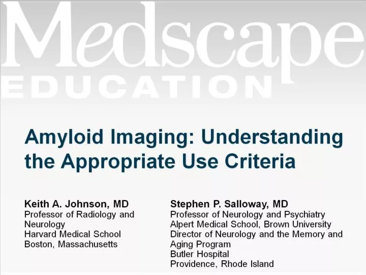 amyloid imaging understanding the appropriate use criteria