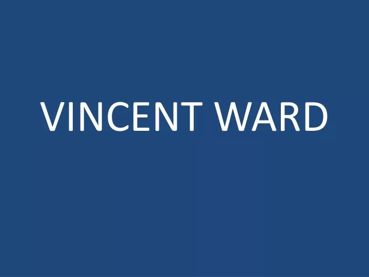 vincent ward