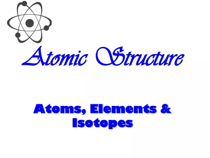 atomic structure