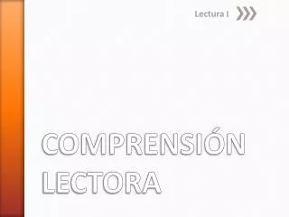 lectura i