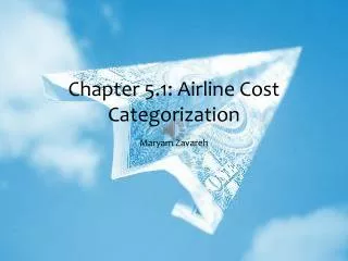 Chapter 5.1: Airline Cost Categorization