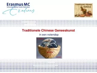 traditionele chinese geneeskunst