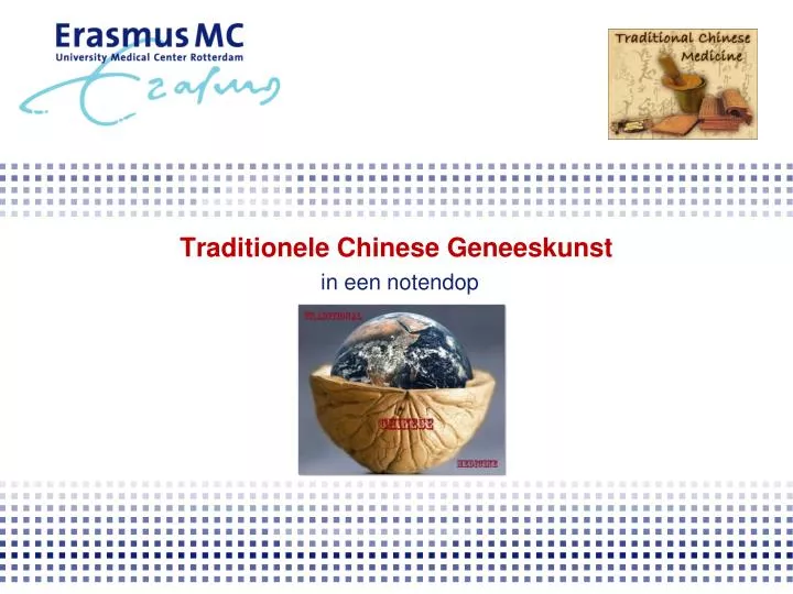 traditionele chinese geneeskunst