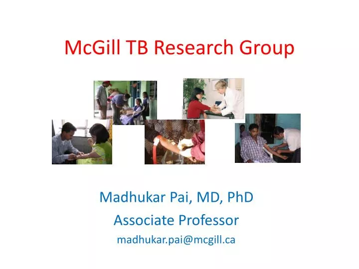 mcgill tb research group