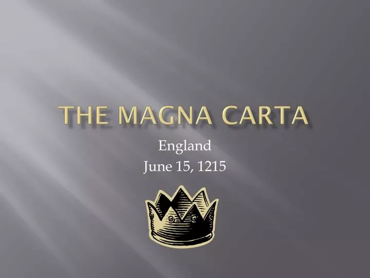 the magna carta