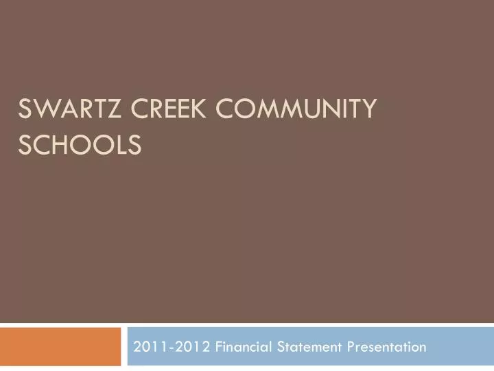 swartz creek community schools