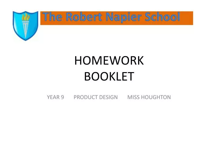 homework booklet