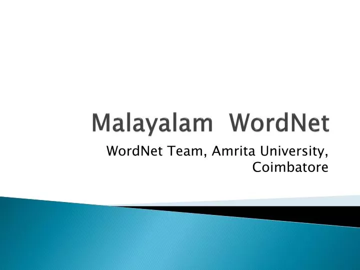malayalam wordnet
