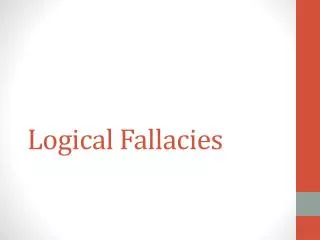 Logical Fallacies