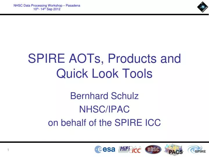 spire aots products and quick look tools