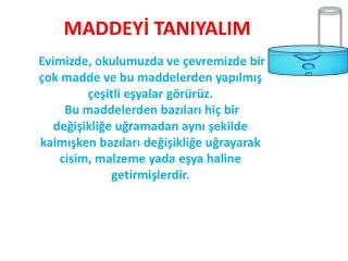 maddey taniyalim