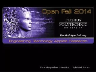 Florida Polytechnic University | Lakeland, Florida