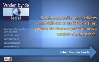 Johan Vanden Eynde