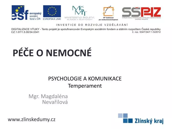 psychologie a komunikace temperament