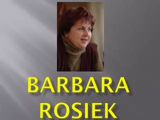 barbara rosiek