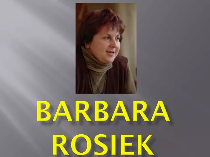 barbara rosiek