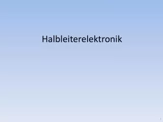 halbleiterelektronik