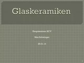 glaskeramiken