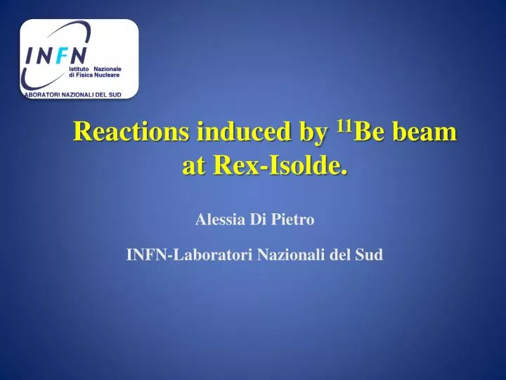 reactions induced by 11 be beam at rex isolde