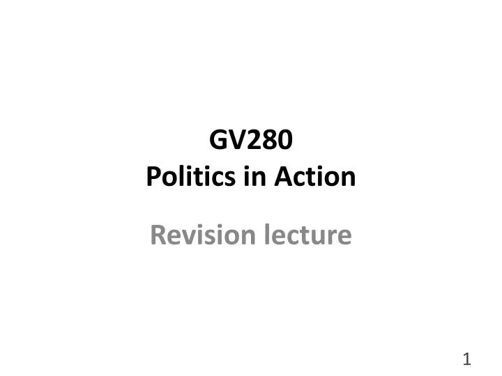 gv280 politics in action