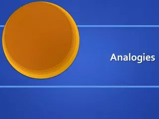 analogies