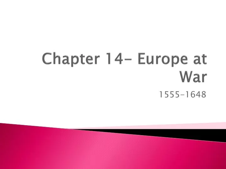 chapter 14 europe at war