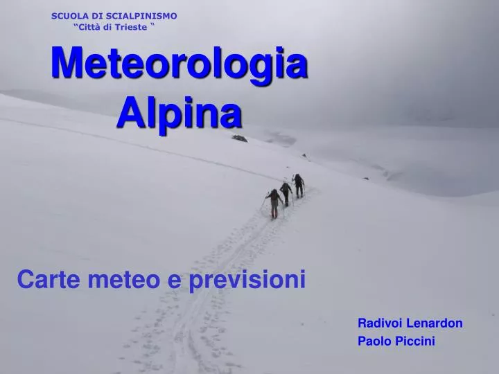 meteorologia alpina