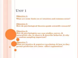 Unit 1