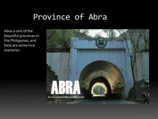 Province of Abra