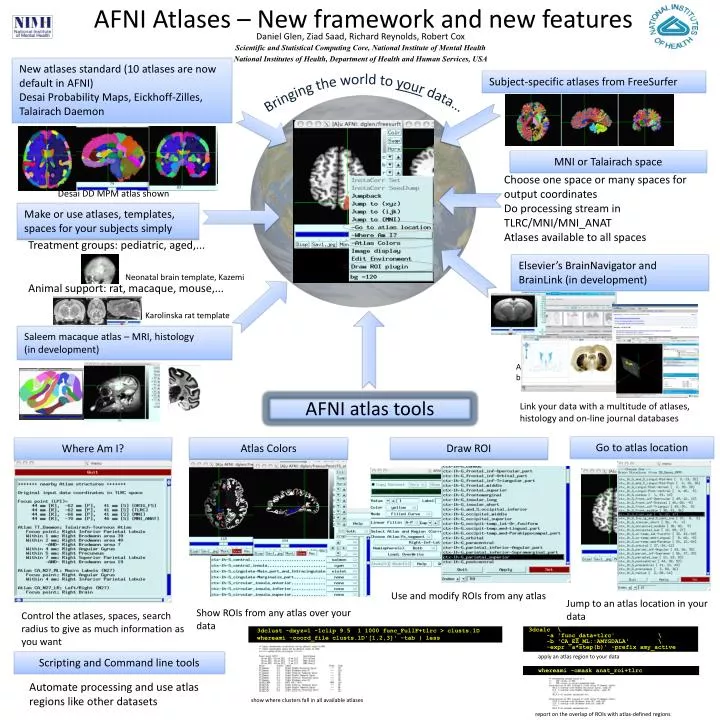 afni atlases new framework and new features