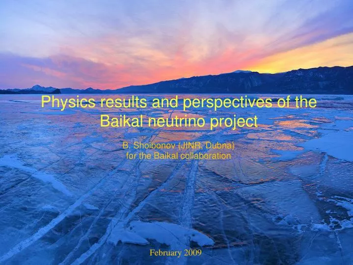 physics results and perspectives of the baikal neutrino project