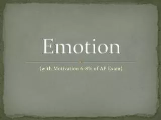 Emotion