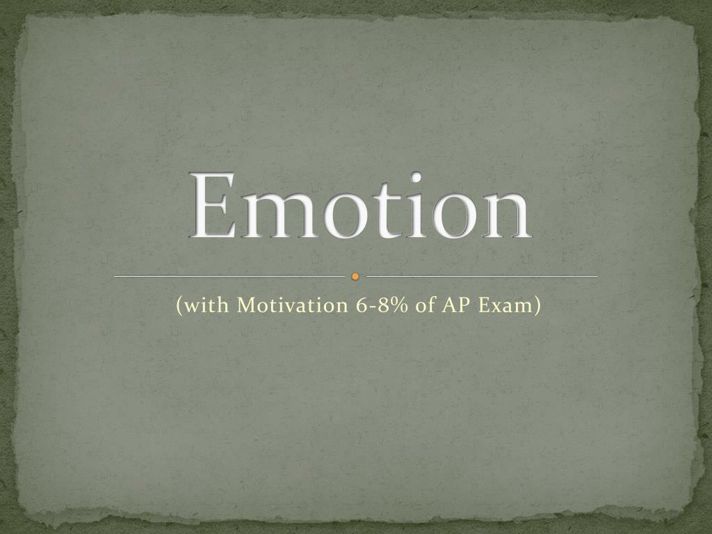 PPT - Emotion PowerPoint Presentation, free download - ID:2368817