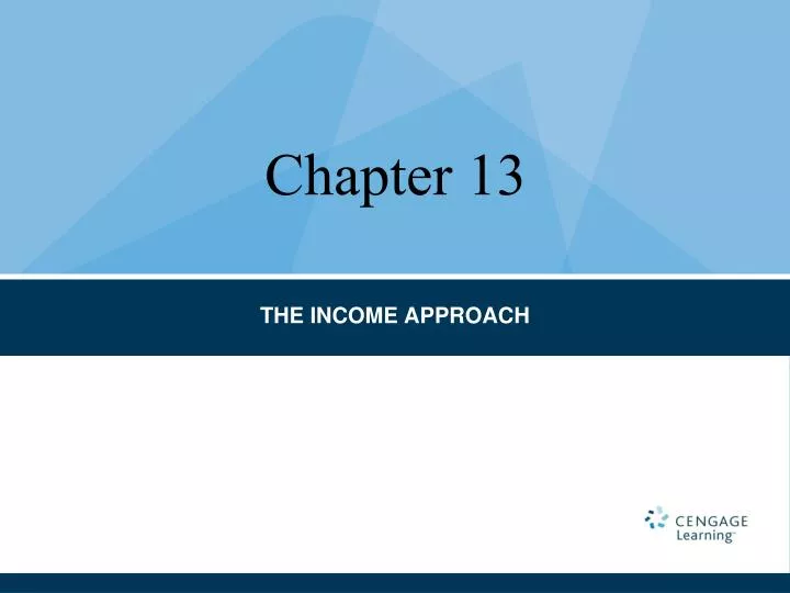 the income approach